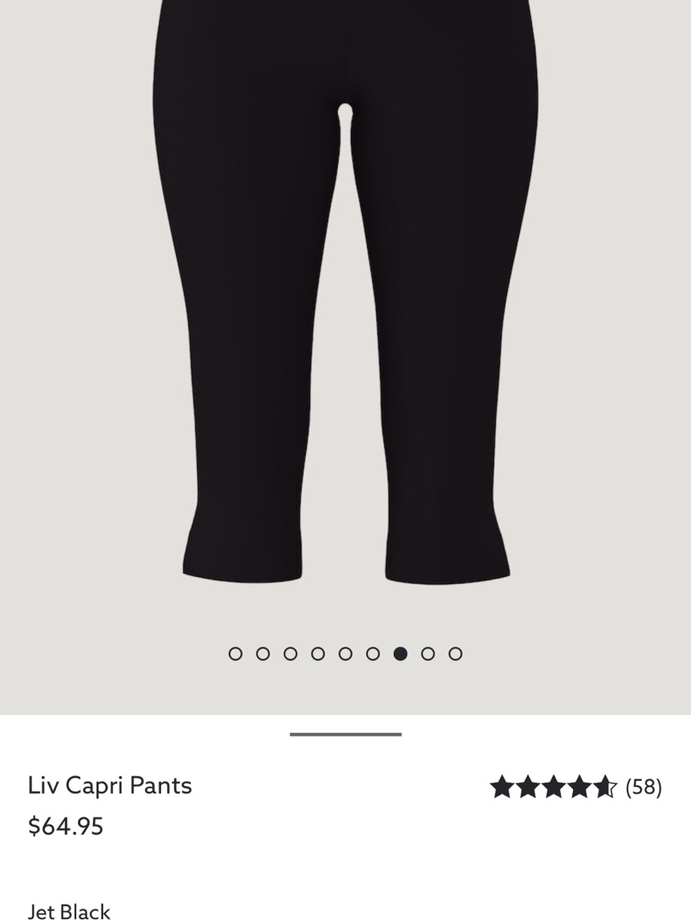 Dynamite Liv Capri Pants - Jet Black